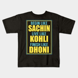 Indian Cricket Fan T-Shirt Kids T-Shirt